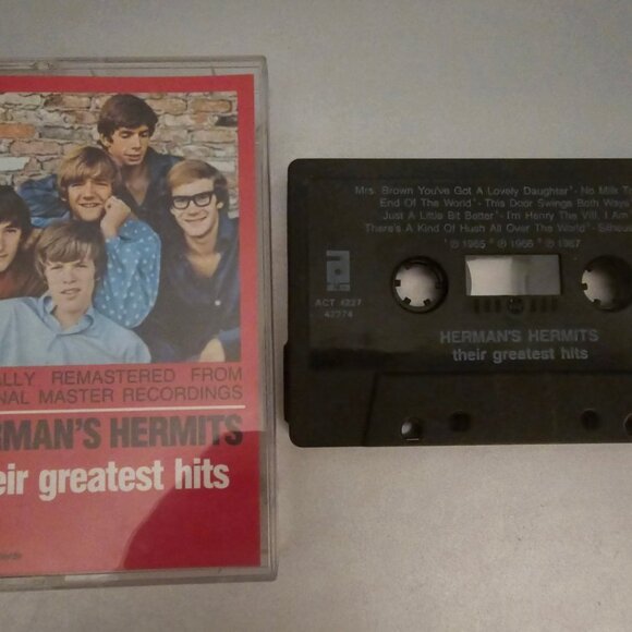 Herman's Hermits Greatest Hits Casette Tape  Digitally Remastered Used - Picture 2 of 3